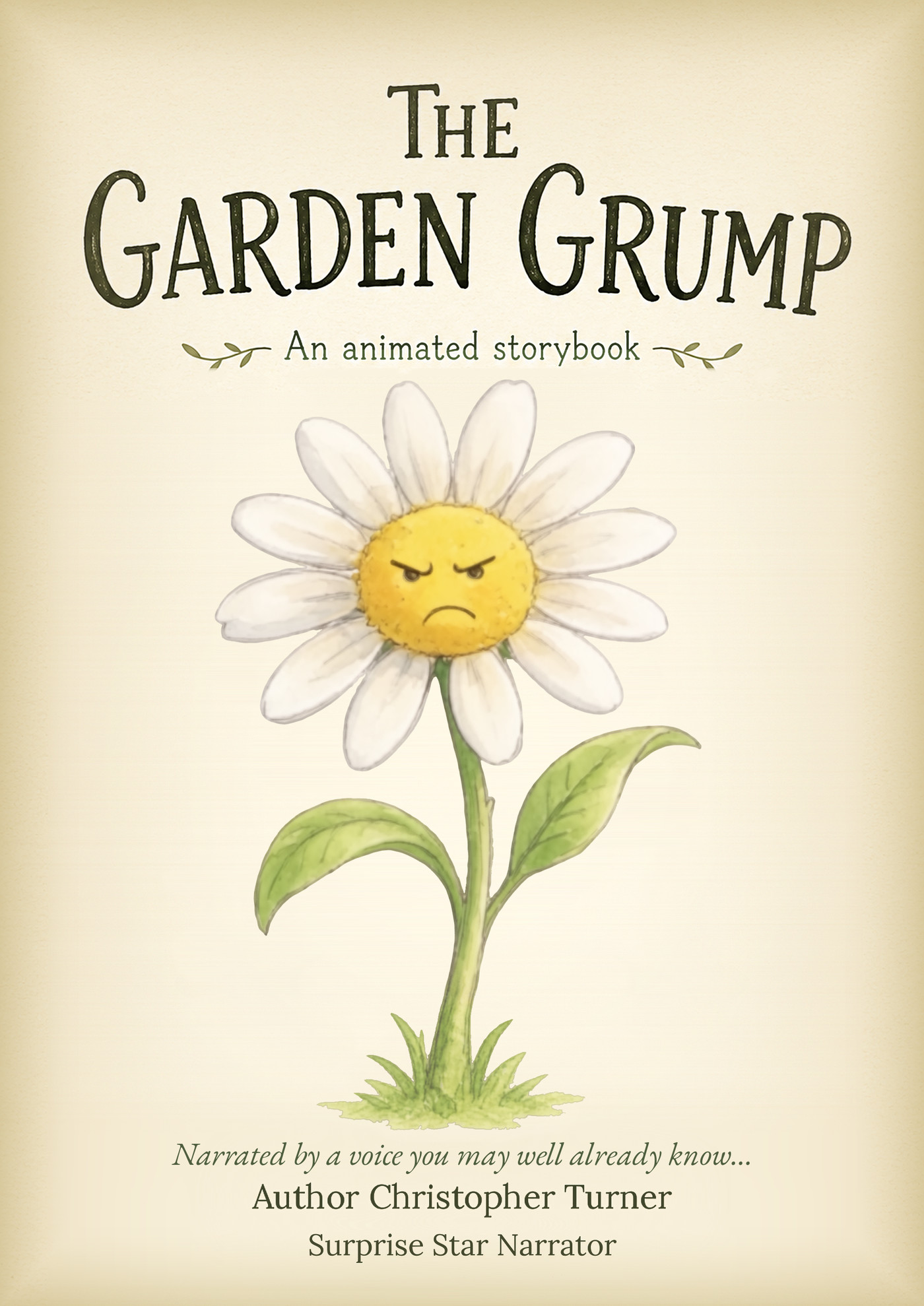 The Garden Grump - an animated storybook. Author Christopher Turner. Surprise Star Narrator.
