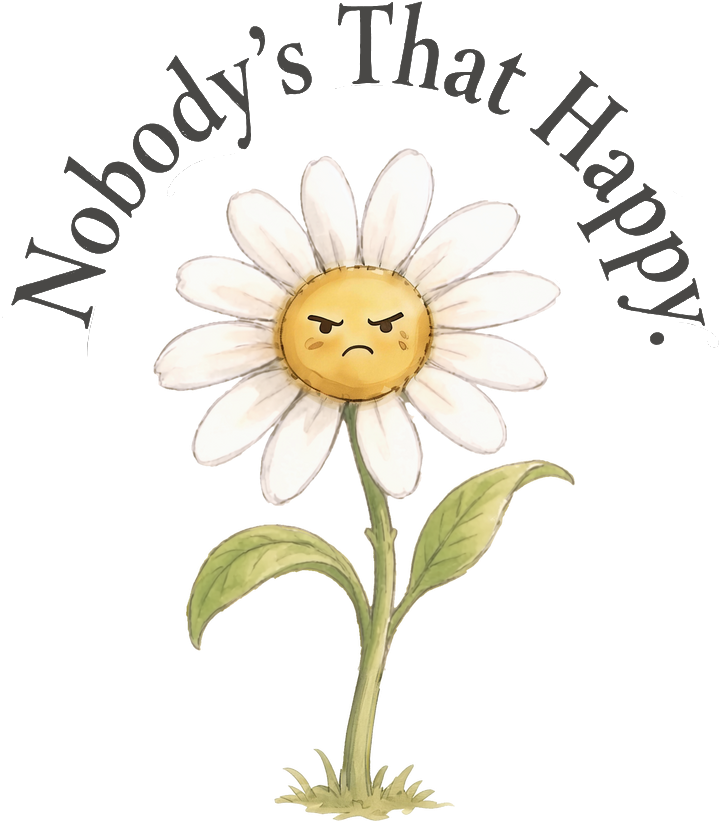 Art print: grumpy daisy